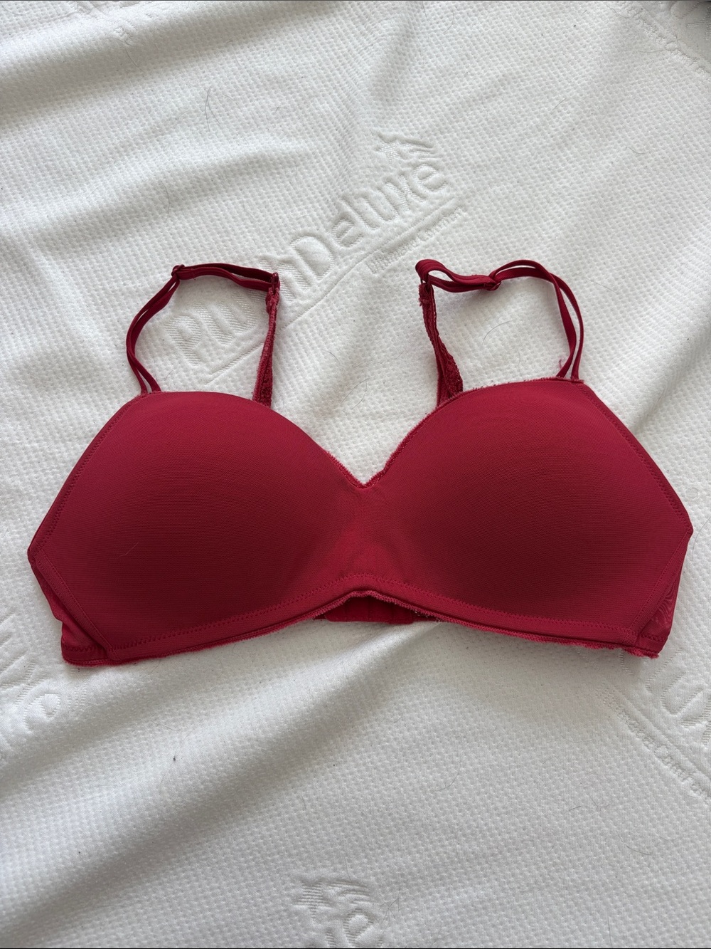 aerie Padded Seamless Bra - Dark Red